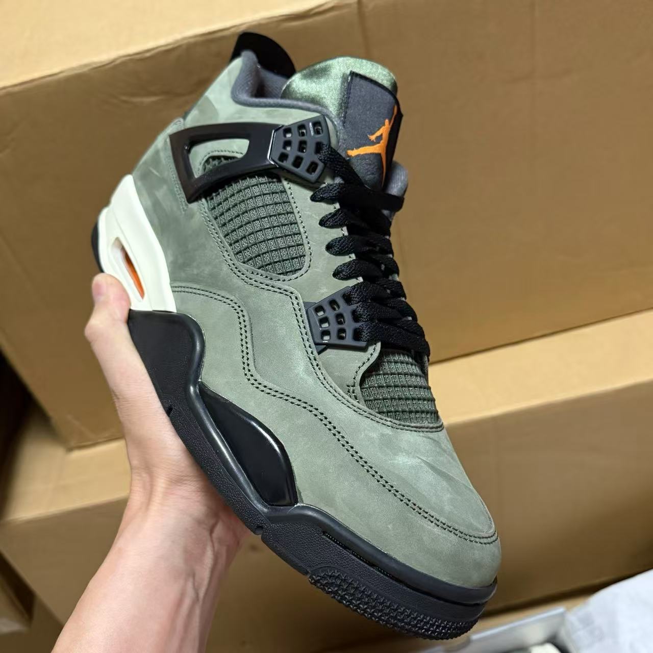 Undefeated x Air Jordan Air 4 Retro 2025 'Green' IB1519-200